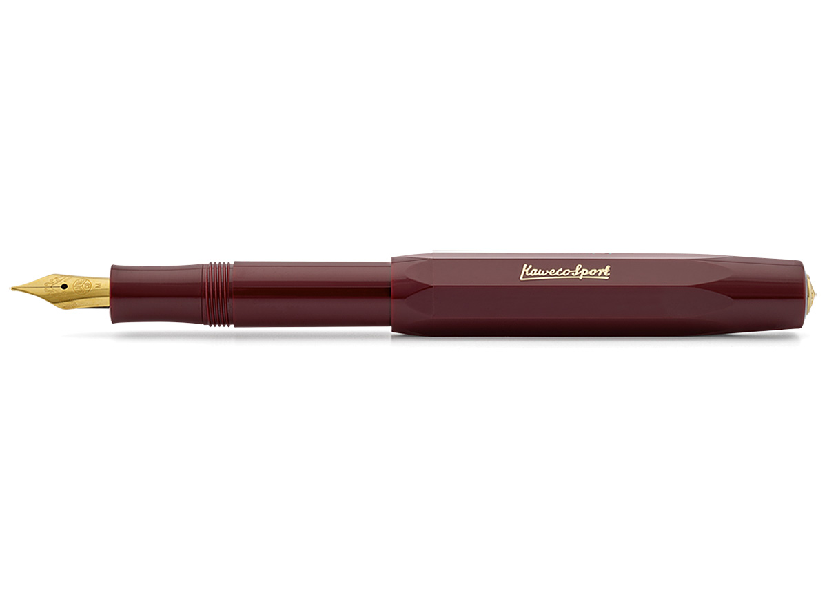 KAWECO CLASSIC SPORT FOUNTAIN PEN BORDEAUX M (0484) 